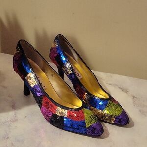 Vintage Mulit- Color Pumps